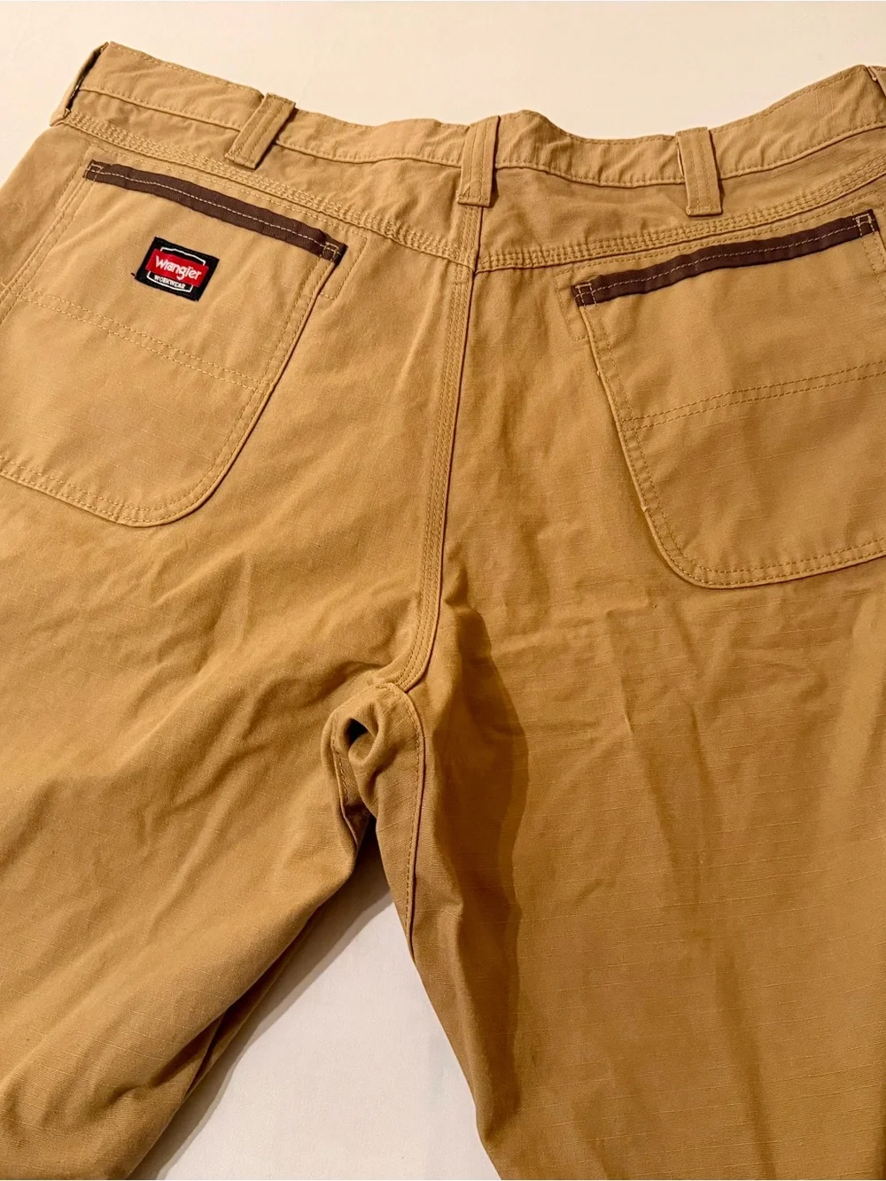 Wrangler Riggs Double Knee Cargo Ripstop heavy Carpenter Pants Canvas 40x32 NWOT